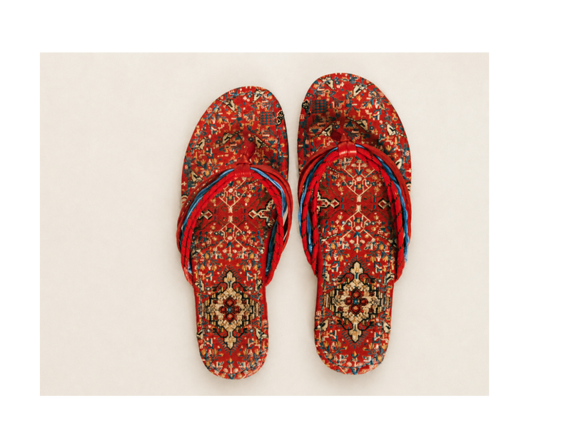 PERSIAN RUG 'flip flops'