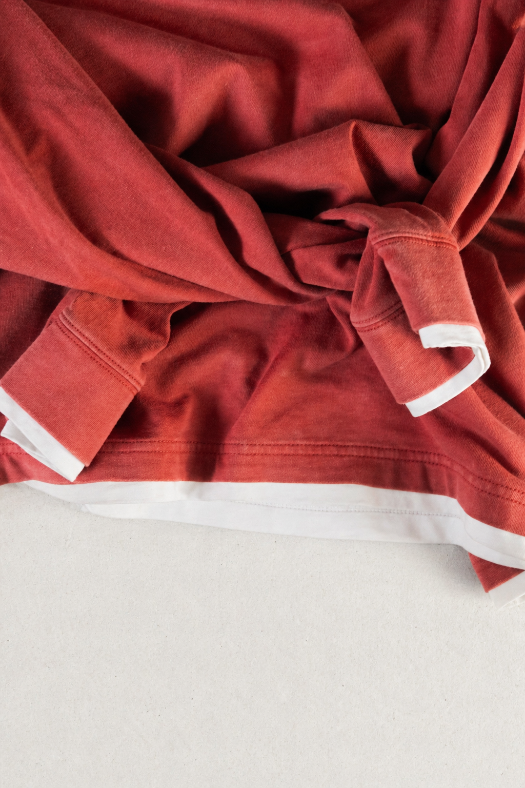Double Collar Rugby – Red