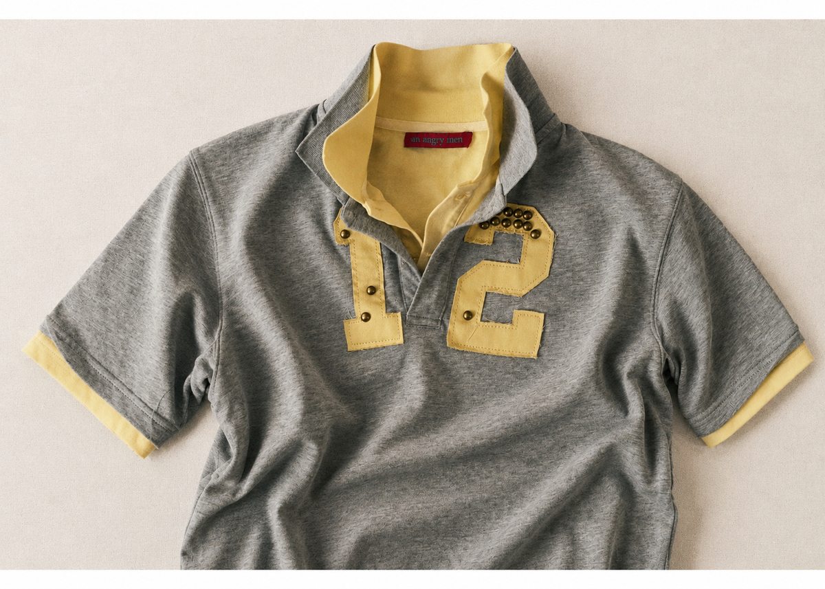 DOUBLE COLLAR 'gray yellow'