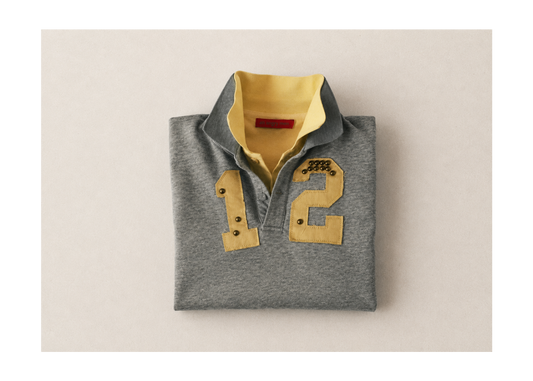 DOUBLE COLLAR 'gray yellow'