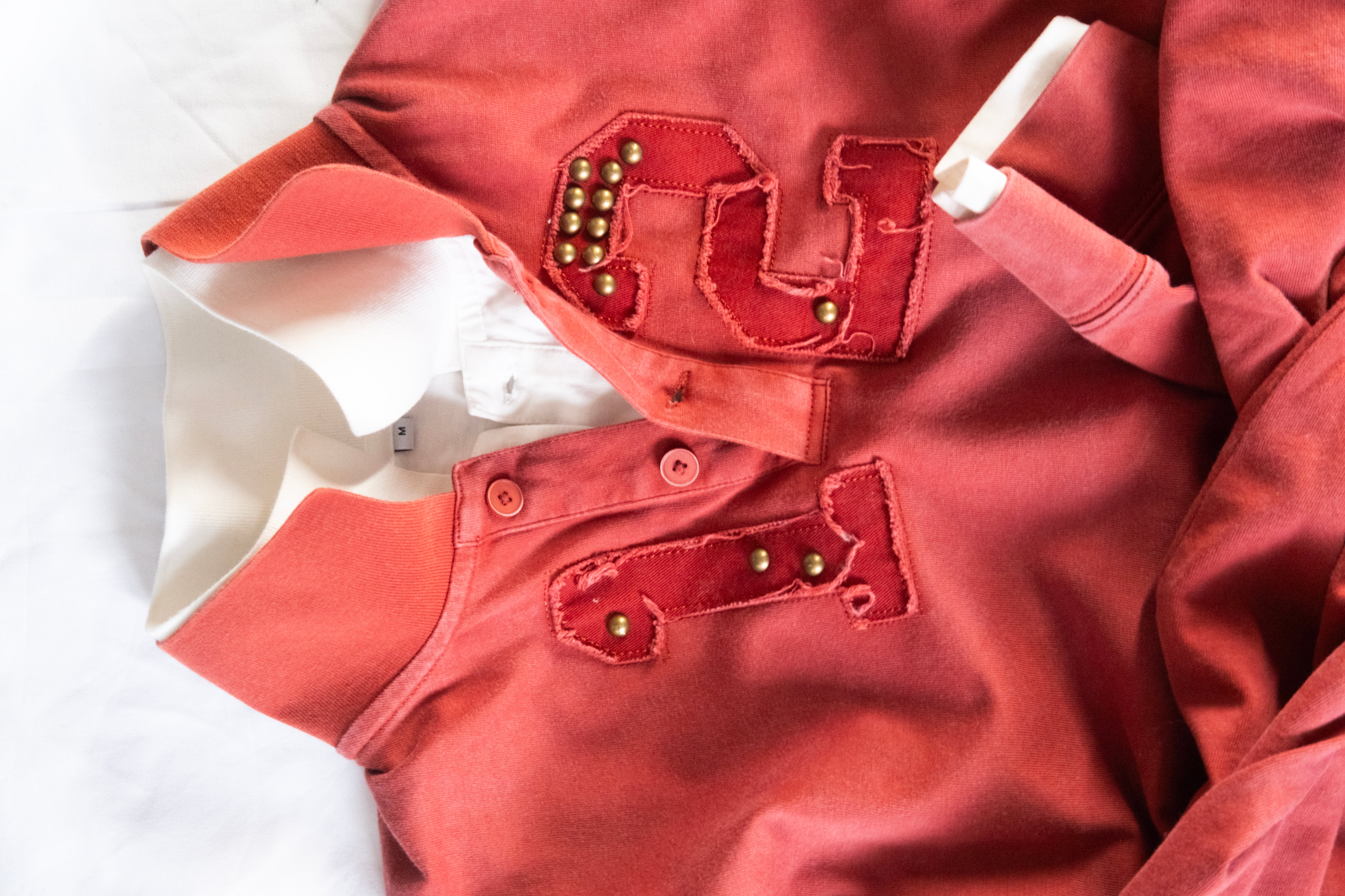Double Collar Rugby – Red