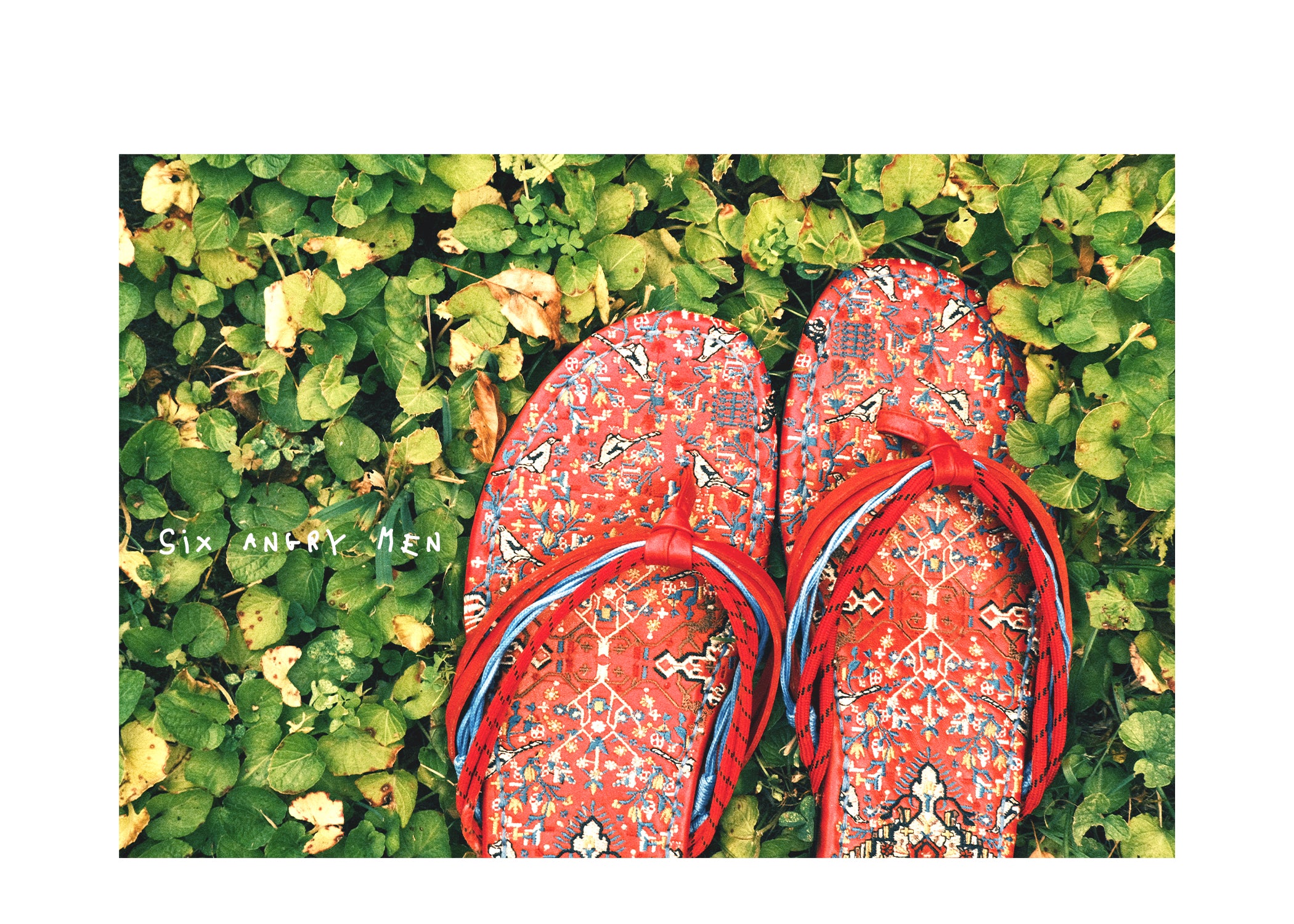 PERSIAN RUG 'flip flops'